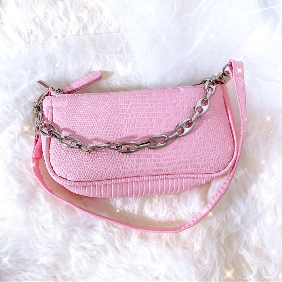 2 LEFT🔥PINK Candy Mini PU Leather Crossbody Shoulder Bag - Picture 4 of 11